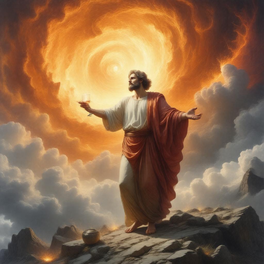 AI-created image of אֵלִיָּהוּ