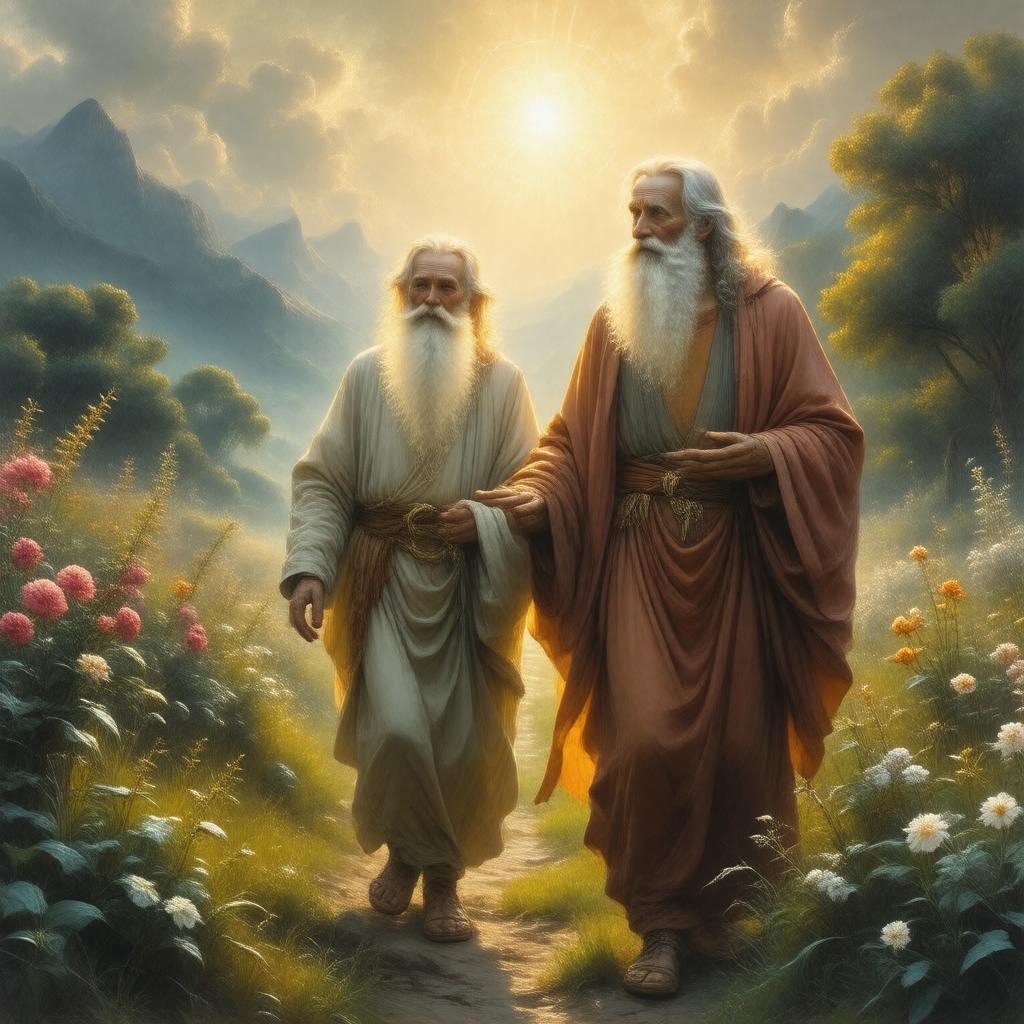 AI-created image of חֲנוֹךְ