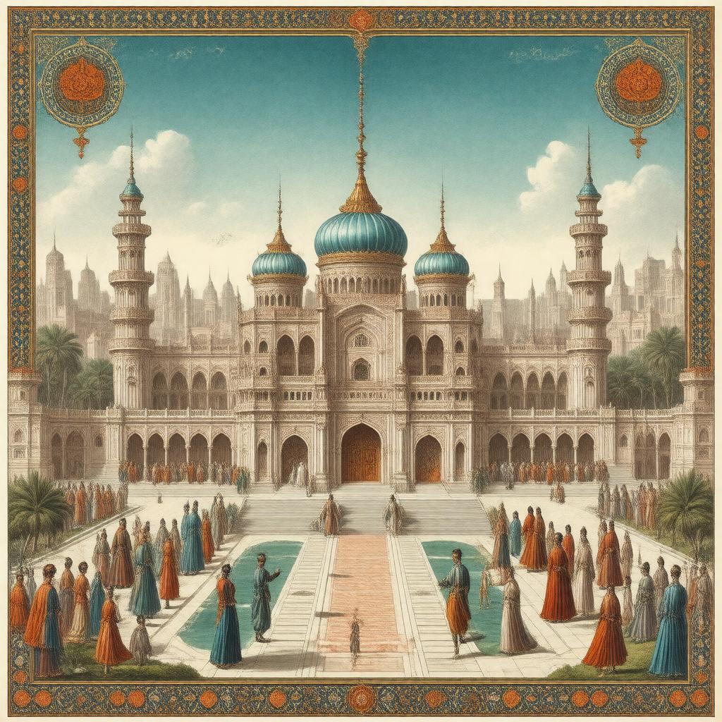 AI-created image of شہنشاہِ ہند