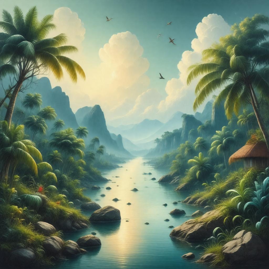 AI-created image of മലയാളം