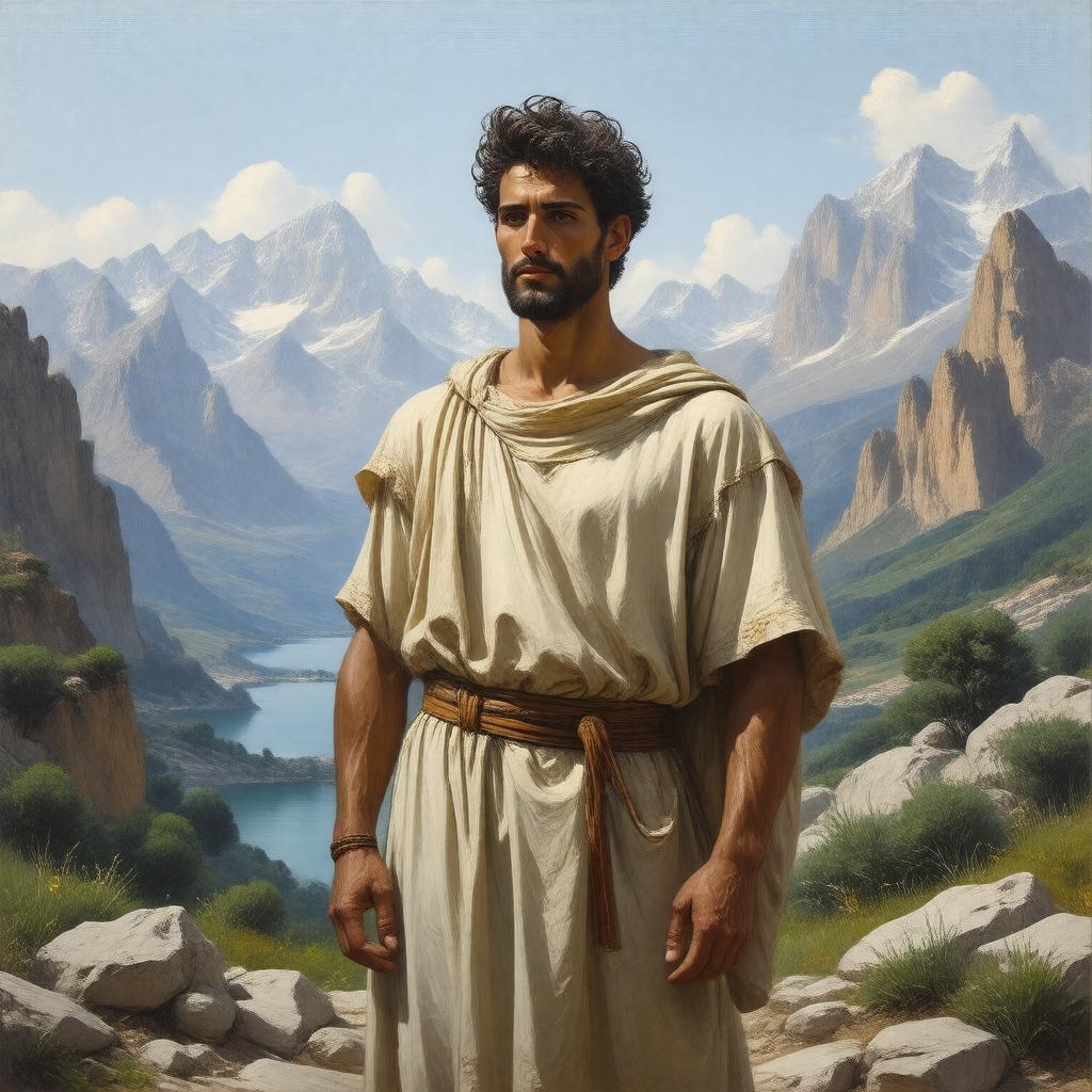 AI-created image of Ἠλίας