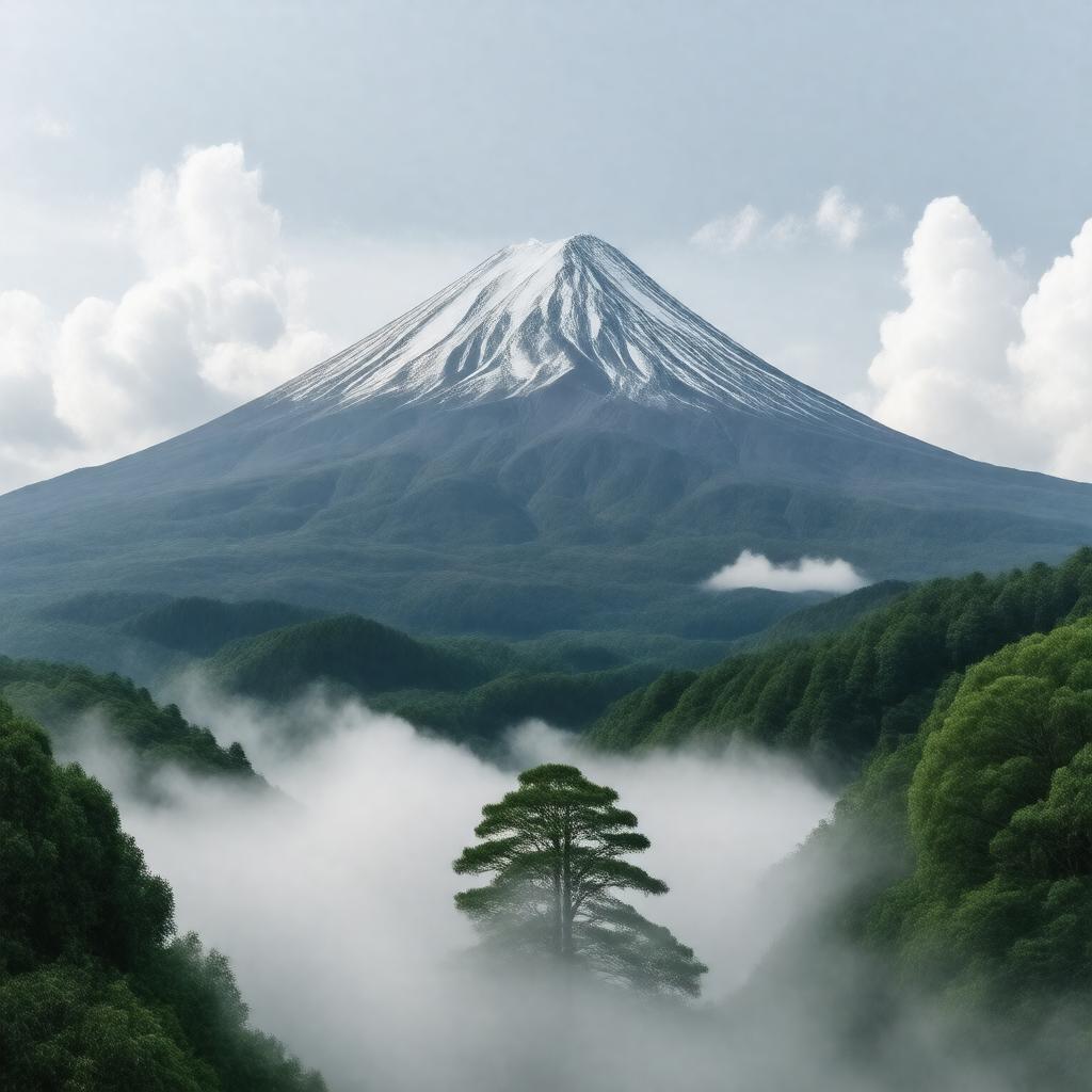 AI-created image of 白山