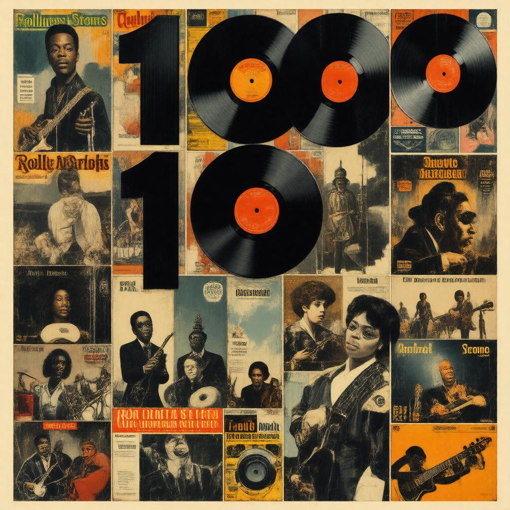 AI-created image of 100 Greatest Artists