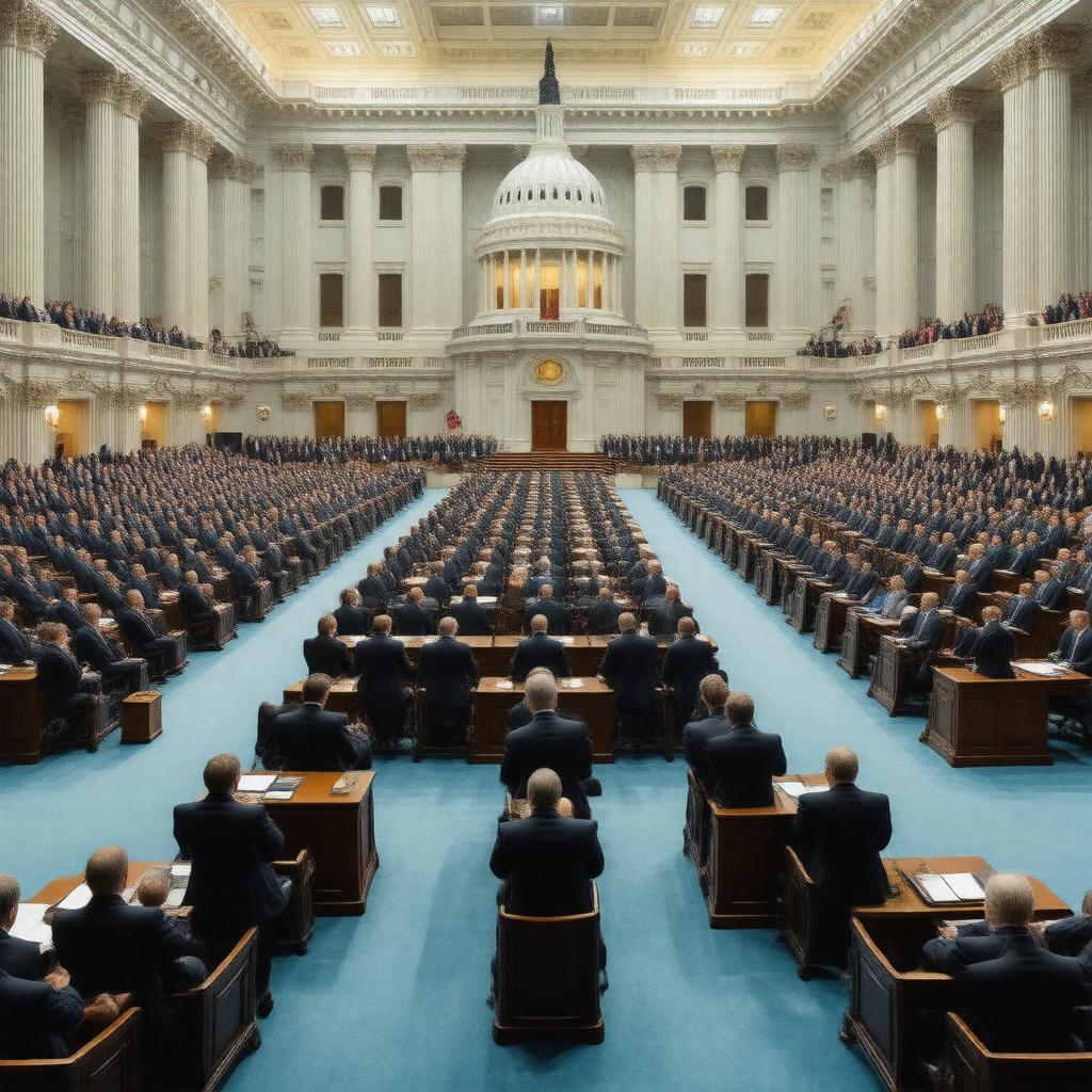 AI-created image of 117th United States Congress