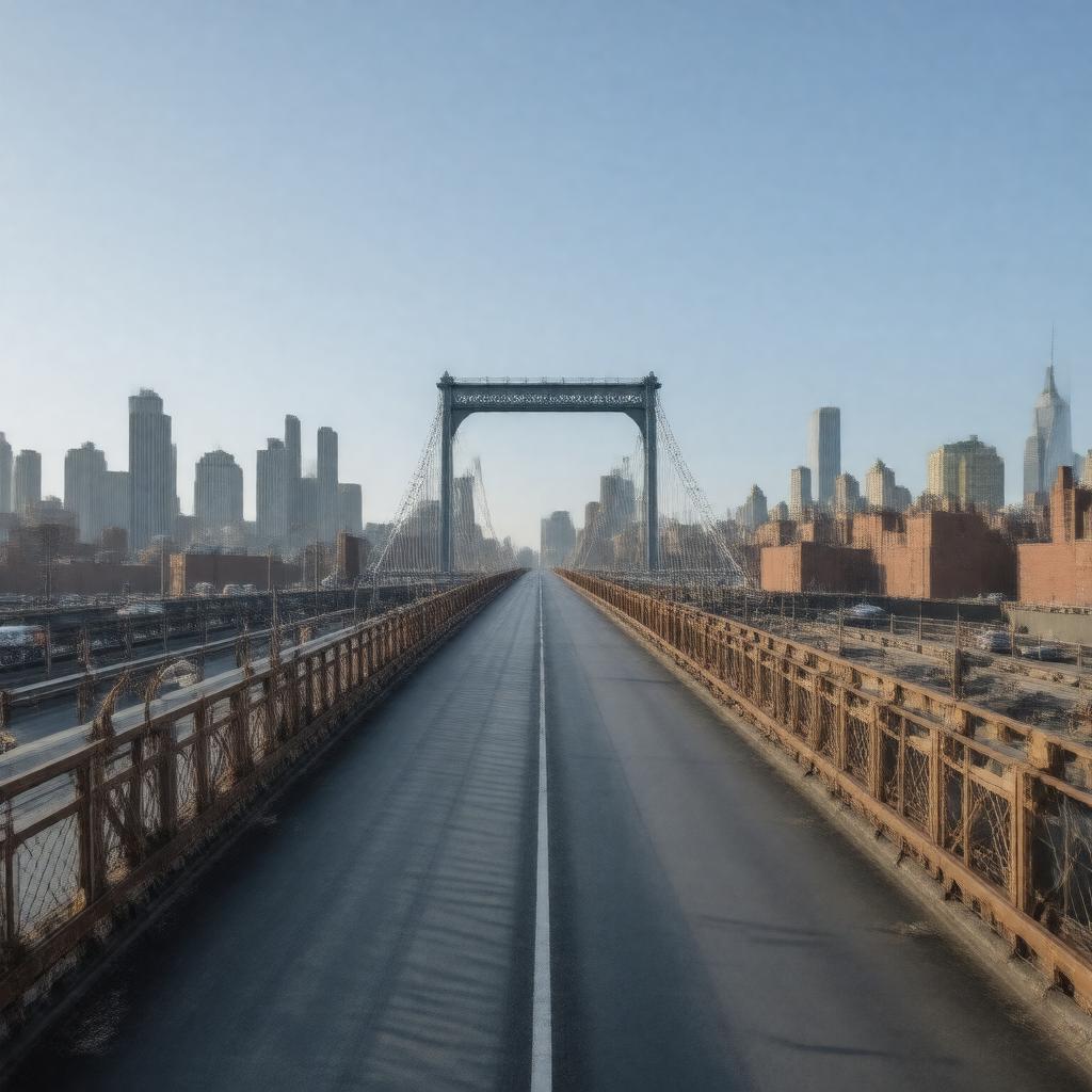 Click to view larger image AI-created image of 145th Street Bridge