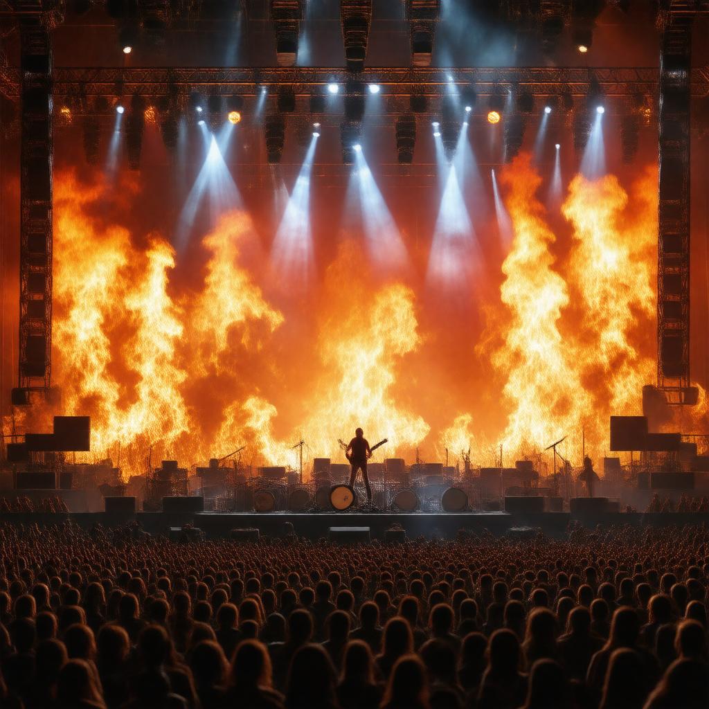 Click to view larger image AI-created image of 14 On Fire Tour