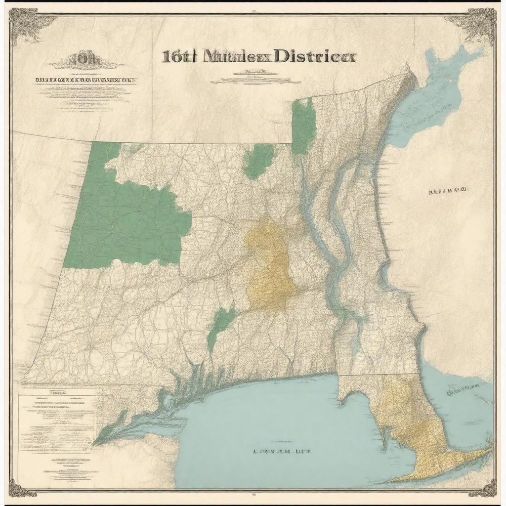 Click to view larger image AI-created image of 16th Middlesex District