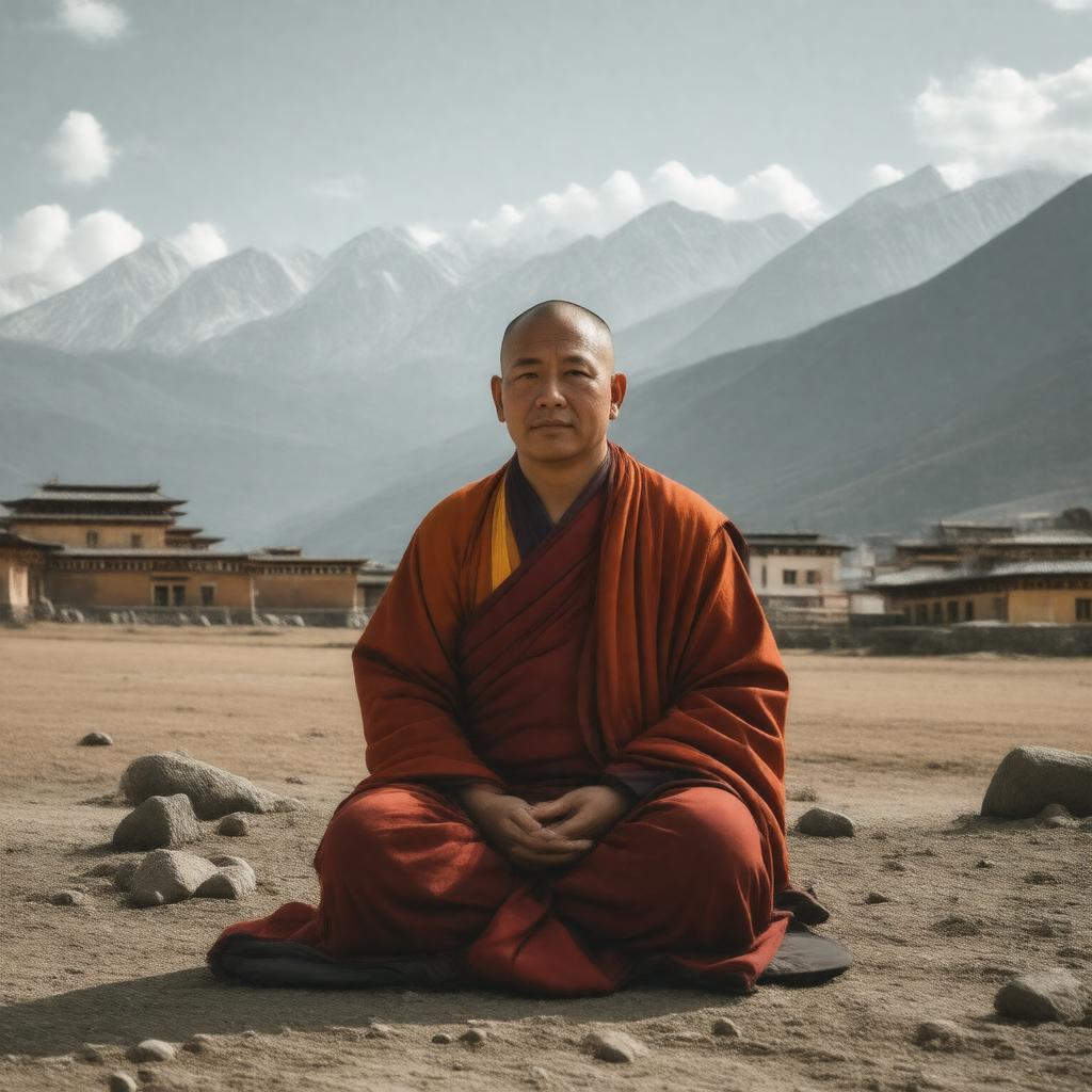 AI-created image of 17th Karmapa