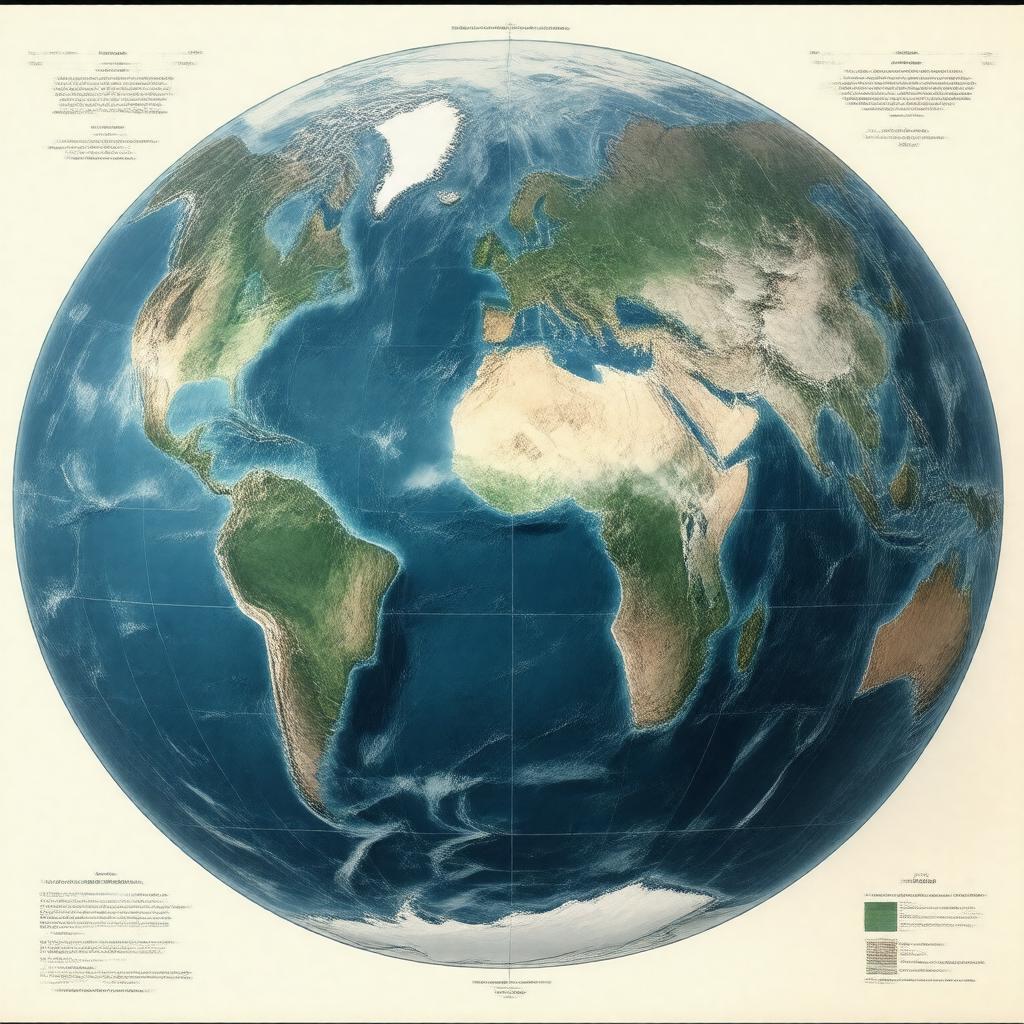 AI-created image of 180th meridian
