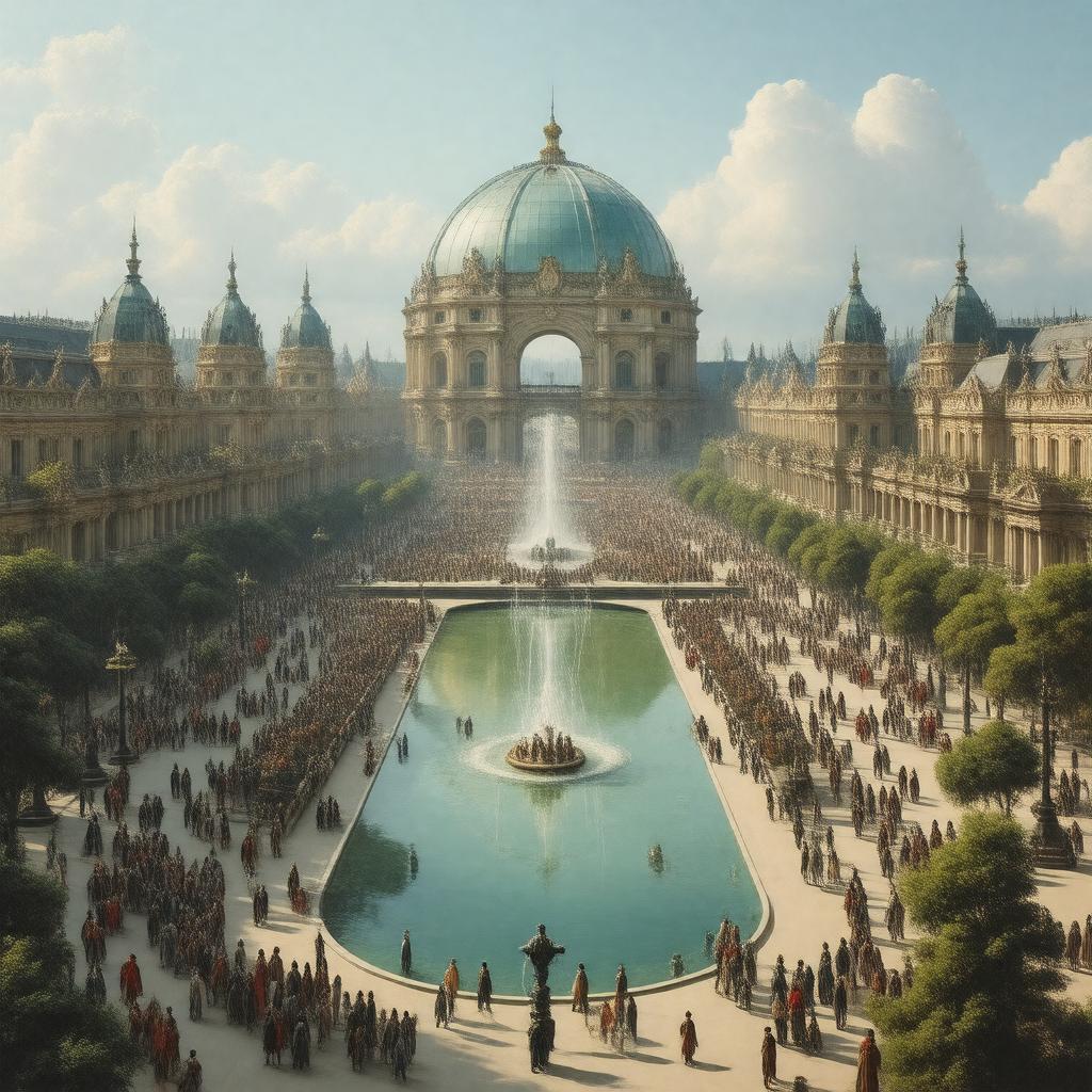 AI-created image of 1900 Paris Exposition