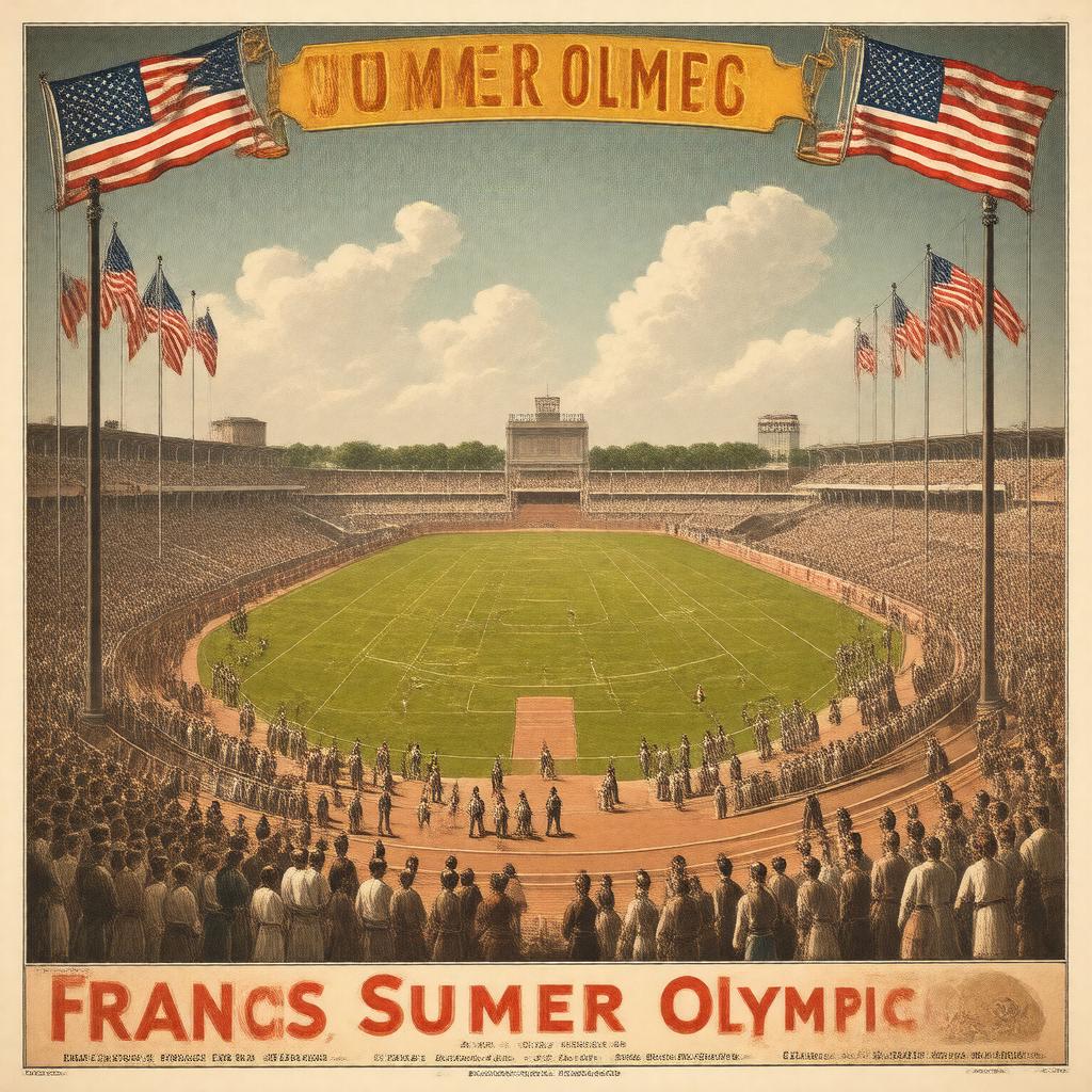 AI-created image of 1904 Summer Olympics