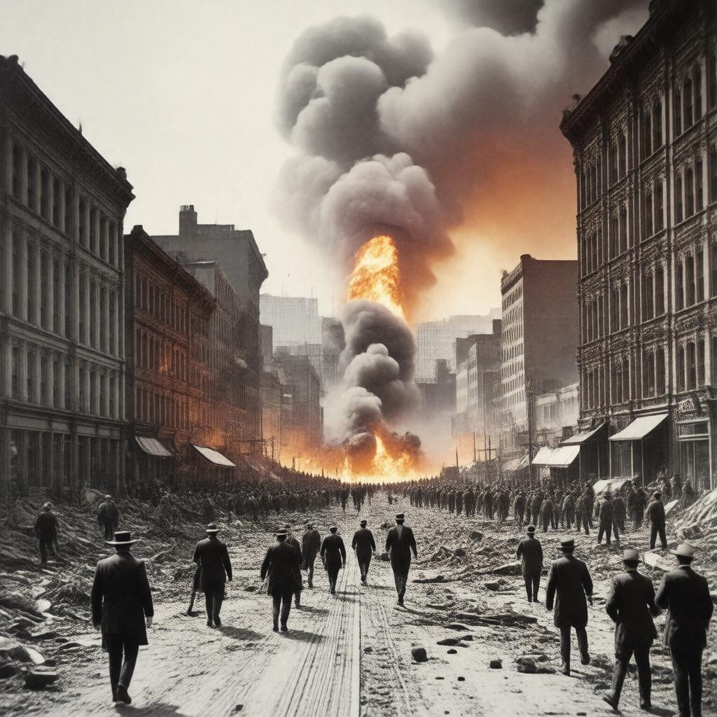 AI-created image of 1906 San Francisco earthquake