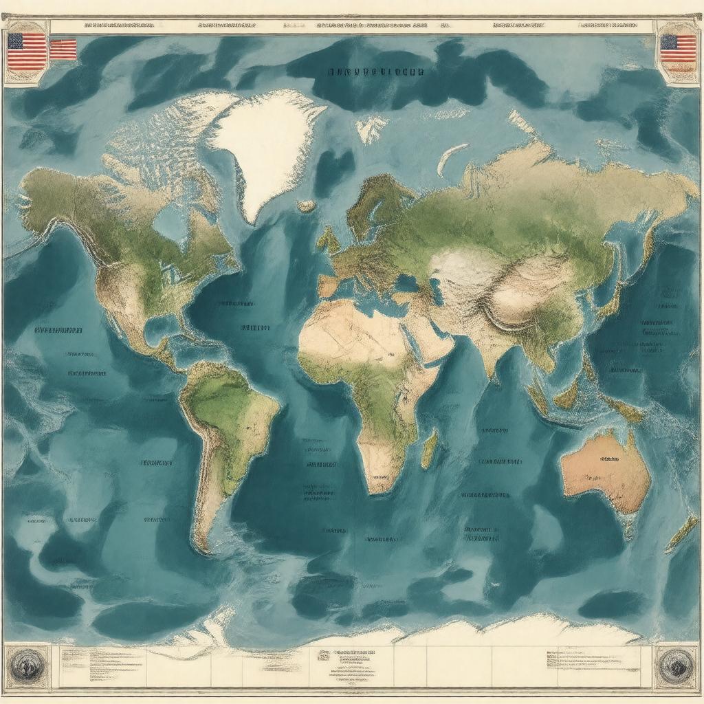 Click to view larger image AI-created image of 1945 in international relations