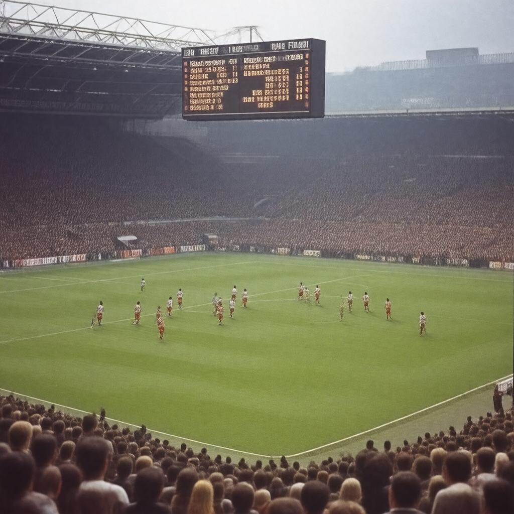 AI-created image of 1953 Blackpool vs Bolton Wanderers