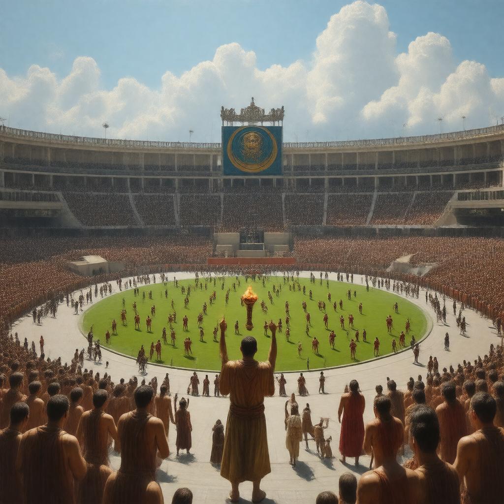 AI-created image of 1960 Summer Olympics