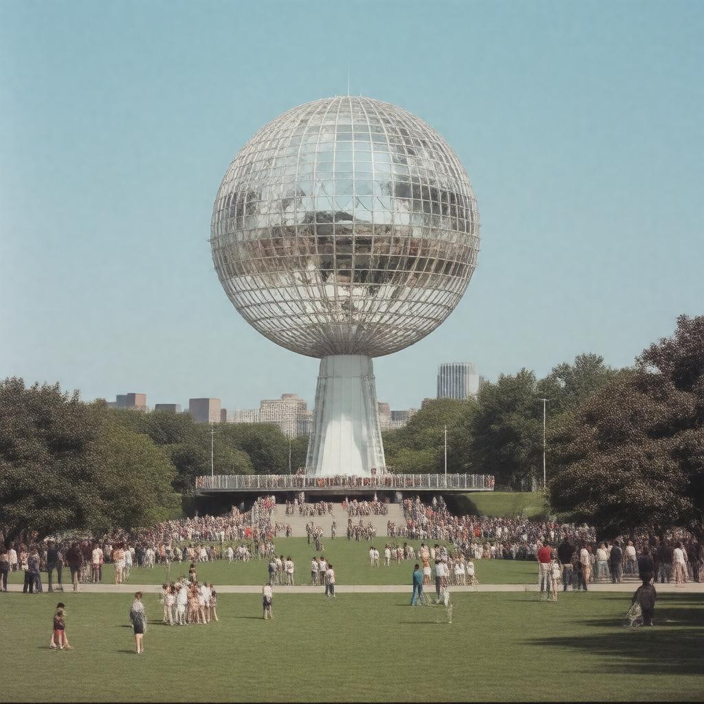 AI-created image of 1964 New York World's Fair