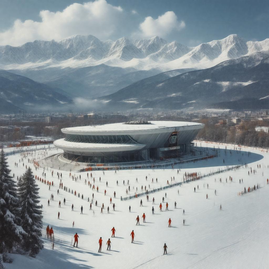 AI-created image of 1968 Winter Olympics