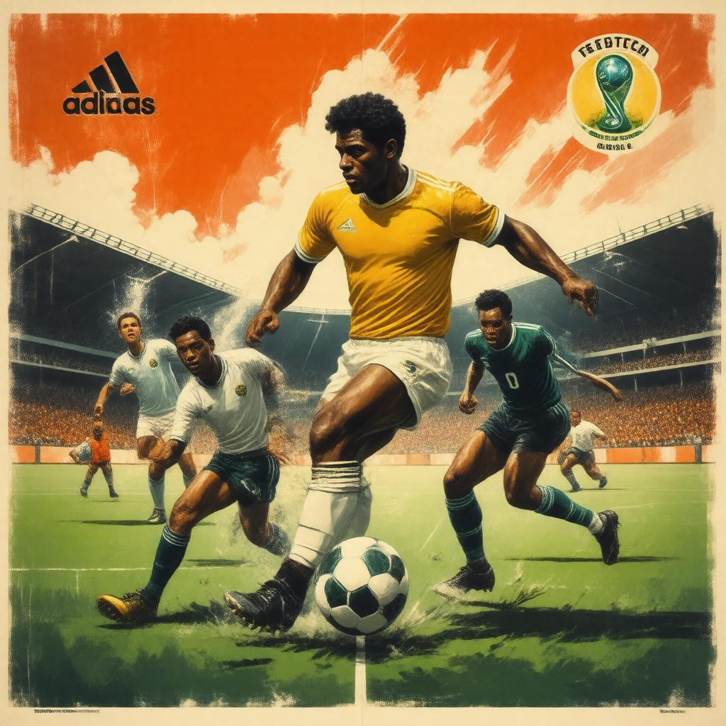 AI-created image of 1970 FIFA World Cup