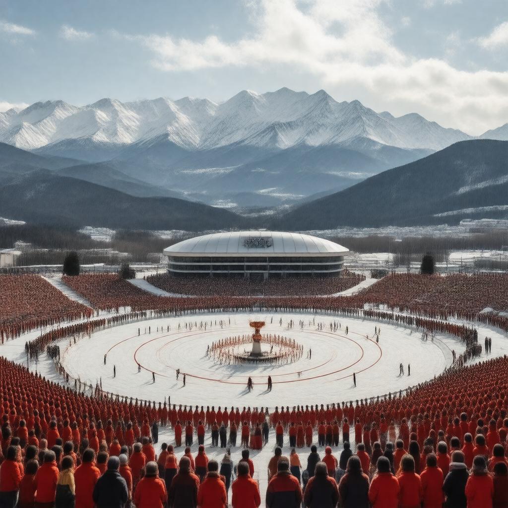 AI-created image of 1972 Winter Olympics