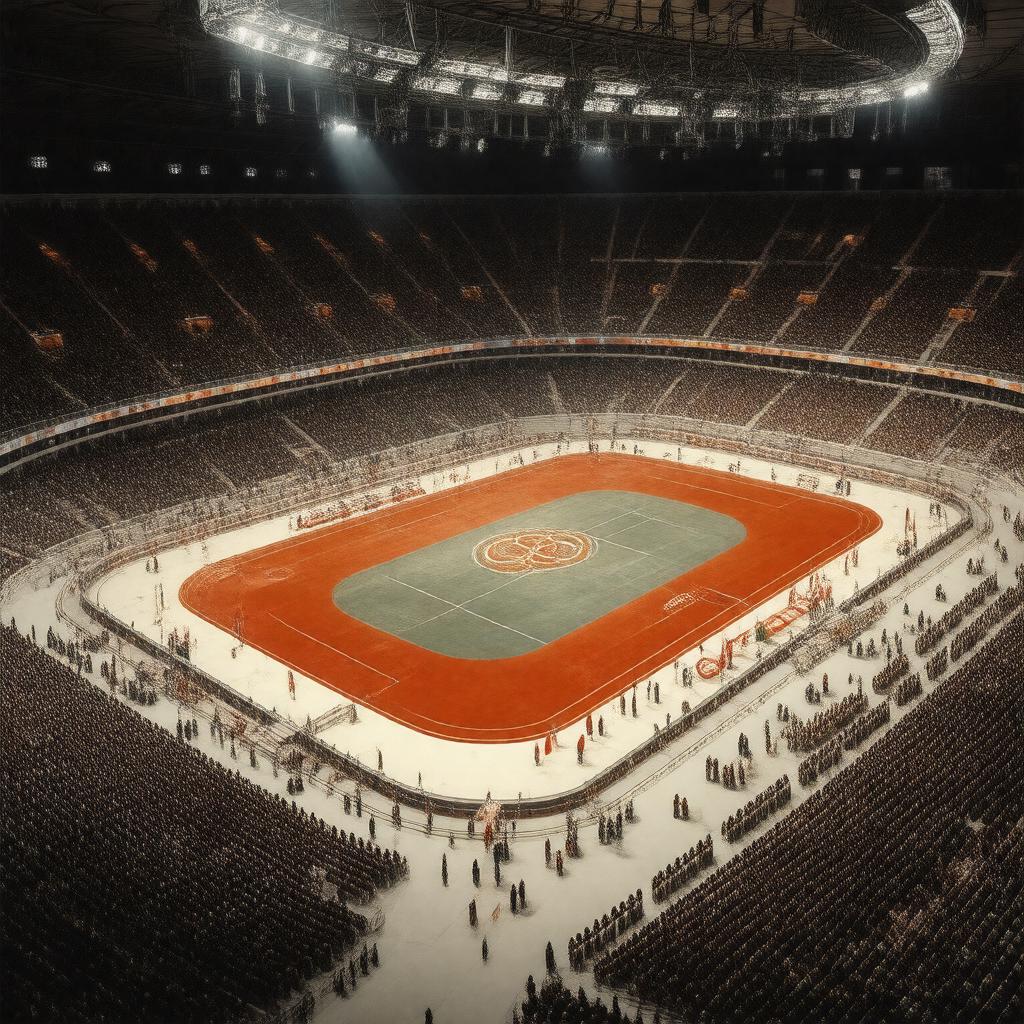AI-created image of 1980 Summer Olympics