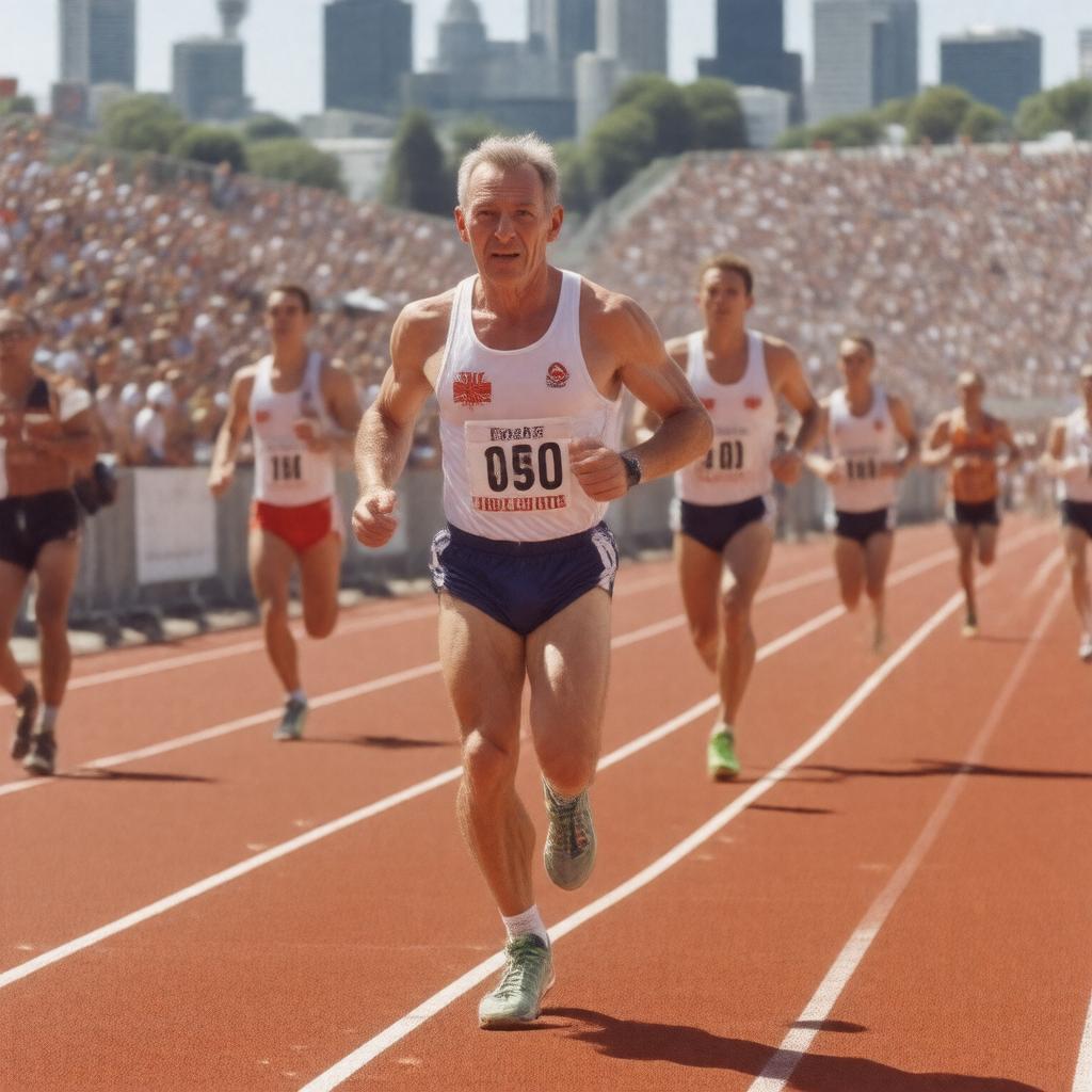AI-created image of 1982 Commonwealth Games, 1500 metres