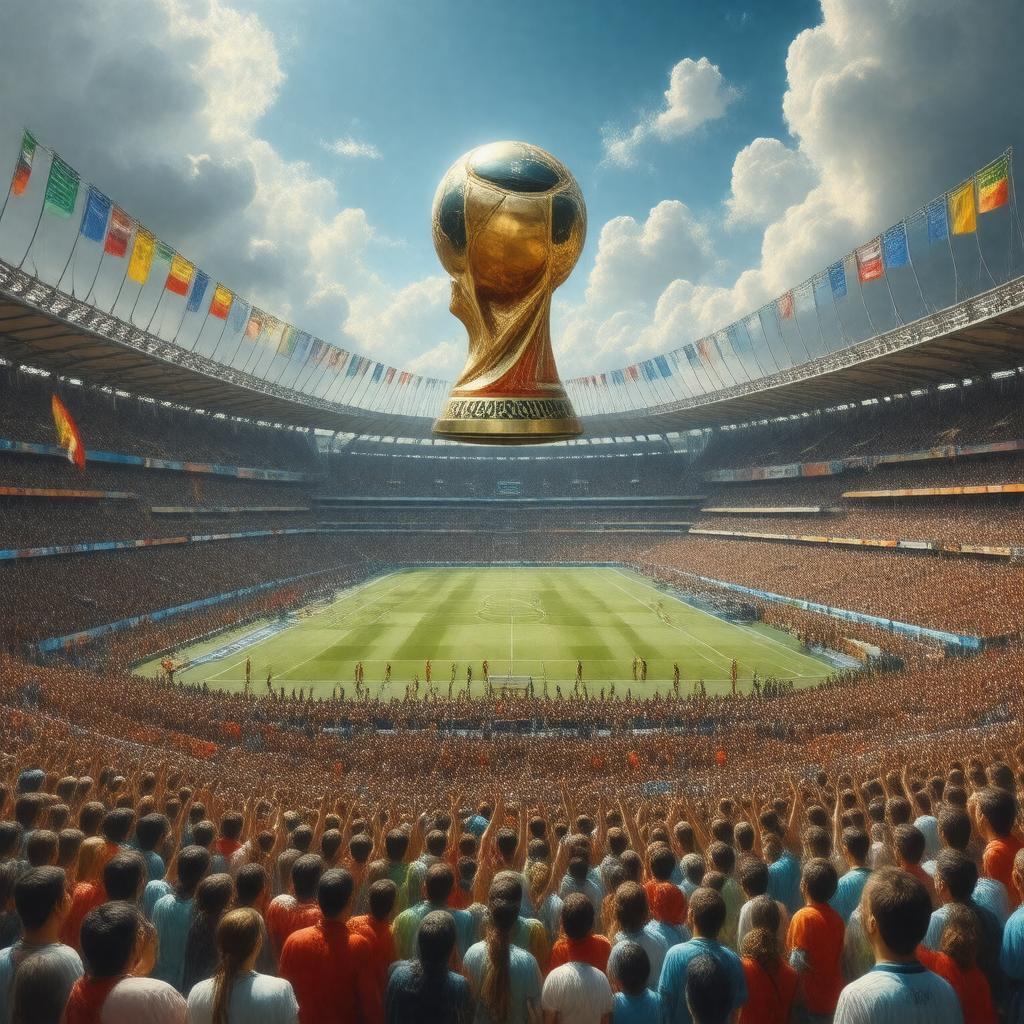AI-created image of 1986 FIFA World Cup
