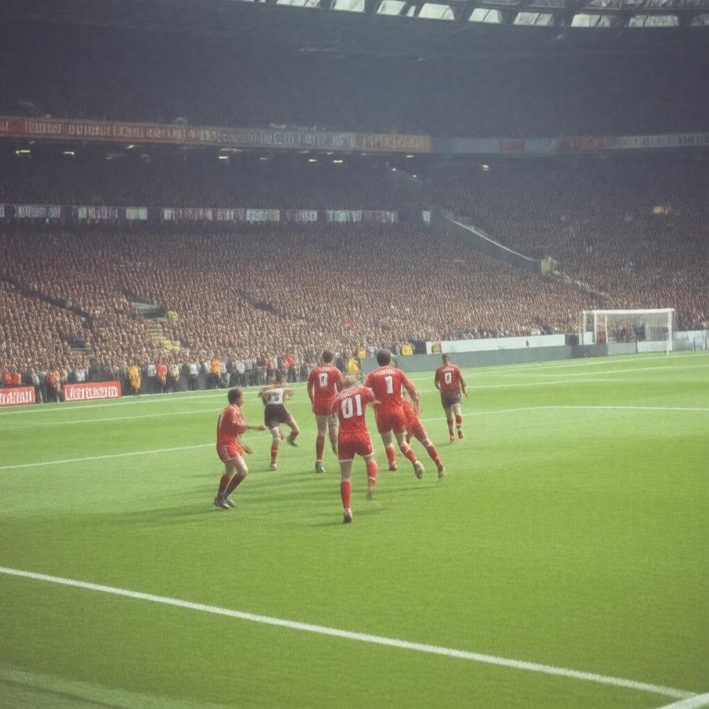 AI-created image of 1988 Wimbledon vs Liverpool