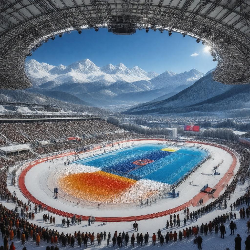 AI-created image of 1992 Winter Olympics