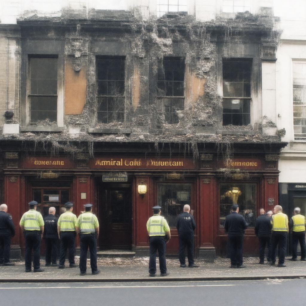 Click to view larger image AI-created image of 1999 Admiral Duncan pub bombing