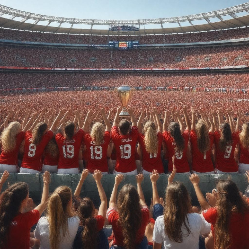 AI-created image of 1999 FIFA Women's World Cup