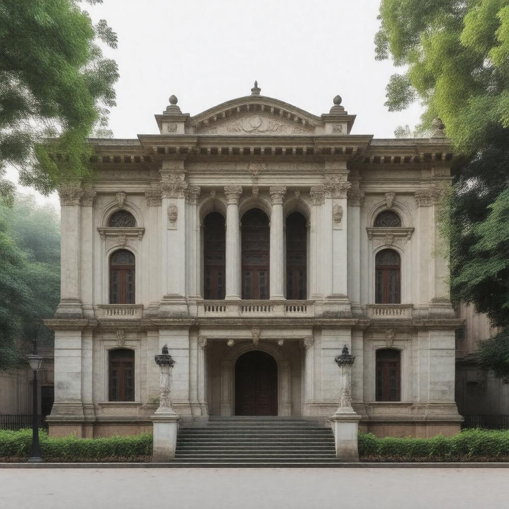 AI-created image of 1, Safdarjung Road, New Delhi