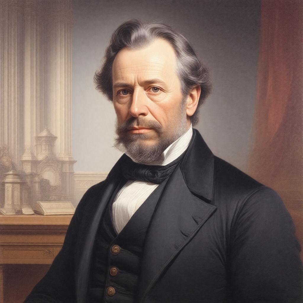 AI-created image of 1st Baron Broughton