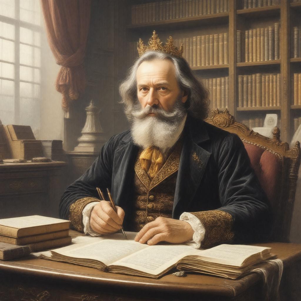 AI-created image of 1st Baron Tennyson