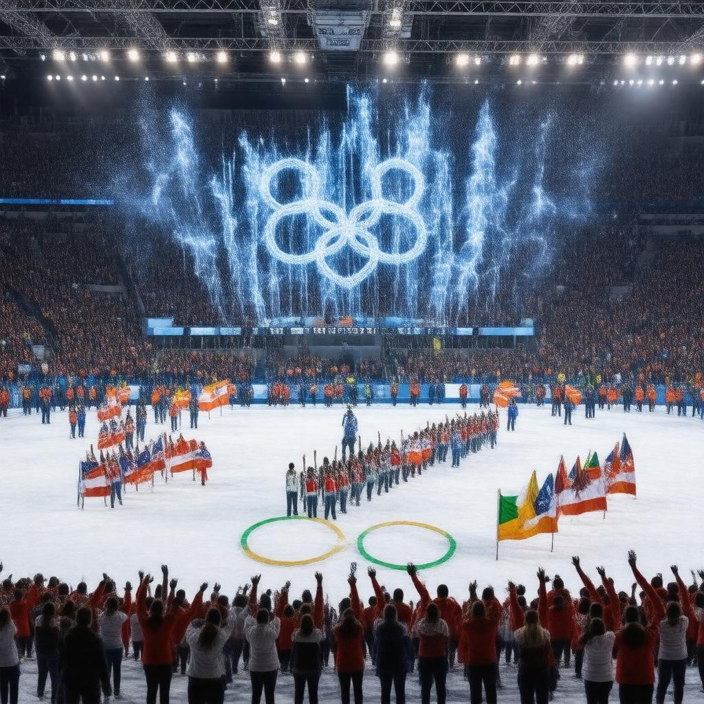 AI-created image of 2002 Winter Olympics
