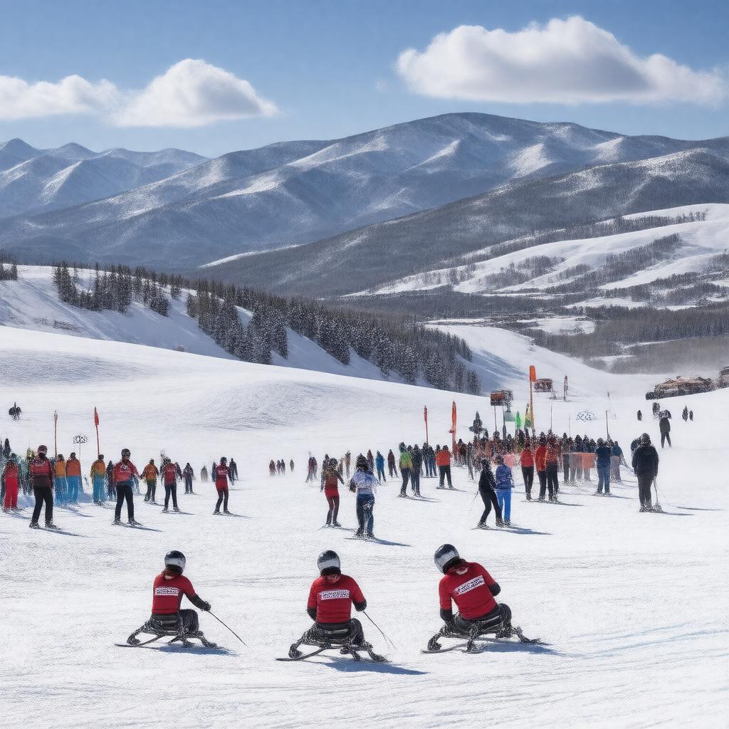 AI-created image of 2002 Winter Paralympics