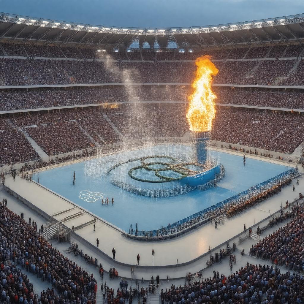Click to view larger image AI-created image of 2004 Summer Olympics