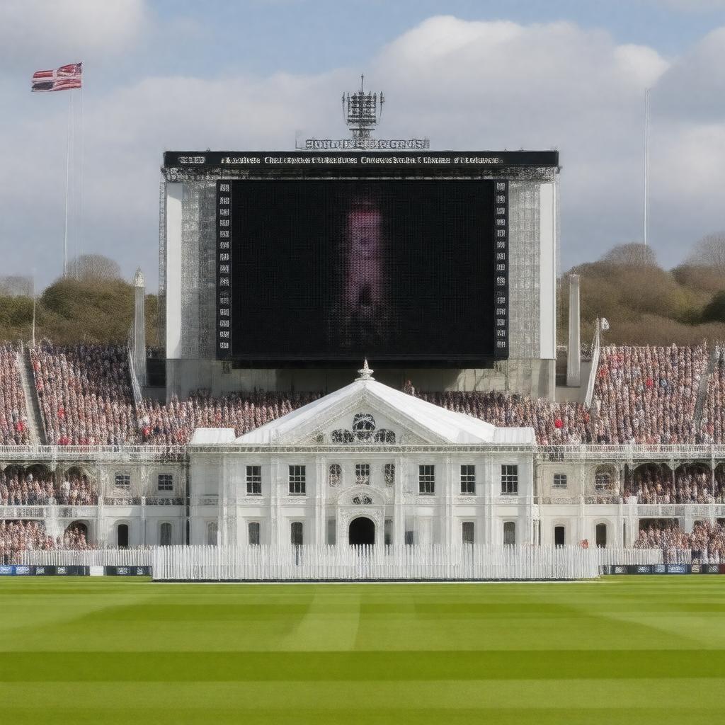 AI-created image of 2005 Ashes series