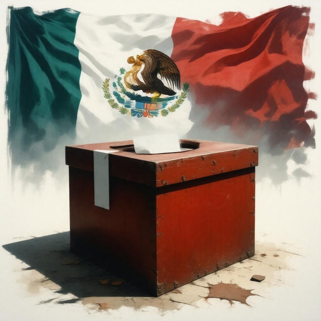 AI-created image of 2006 Mexican presidential election
