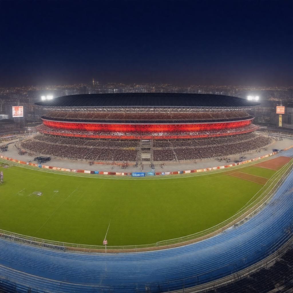 Click to view larger image AI-created image of 2008 Beijing 200m