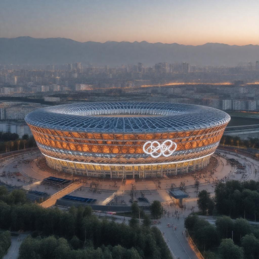 AI-created image of 2008 Beijing Olympics