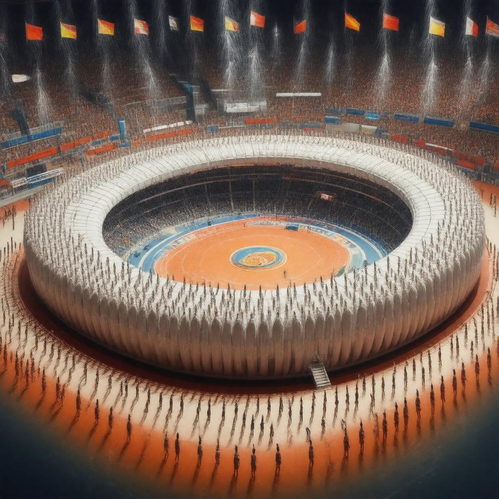 AI-created image of 2008 Summer Paralympics