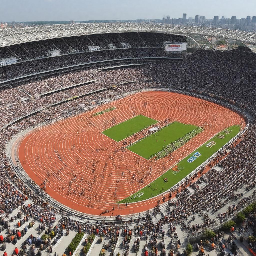 AI-created image of 2009 World Championships in Athletics