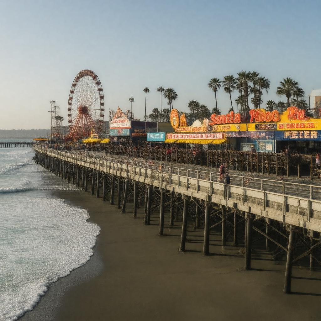 AI-created image of 200 Santa Monica Pier, Santa Monica, CA 90401