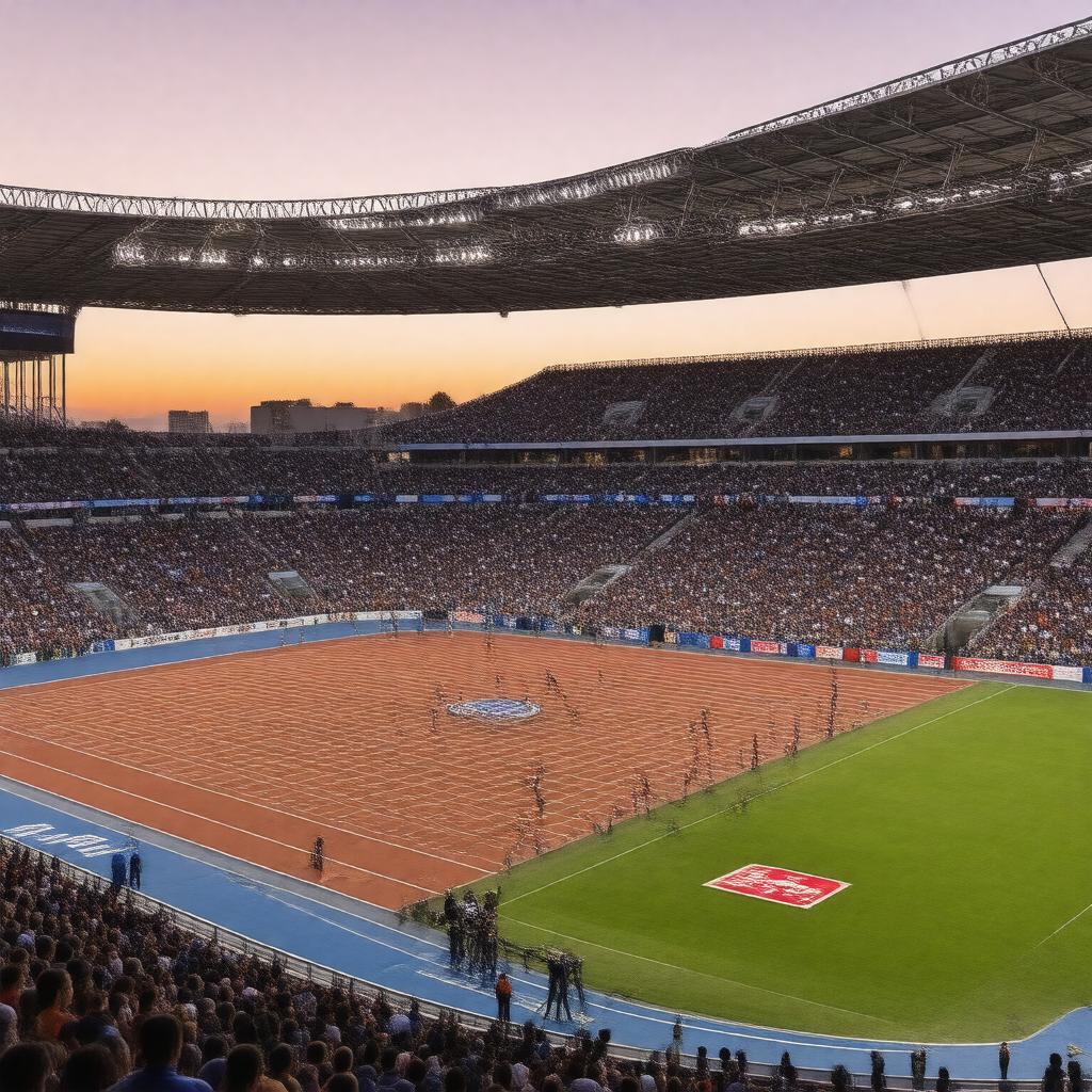AI-created image of 2010 European Athletics Championships