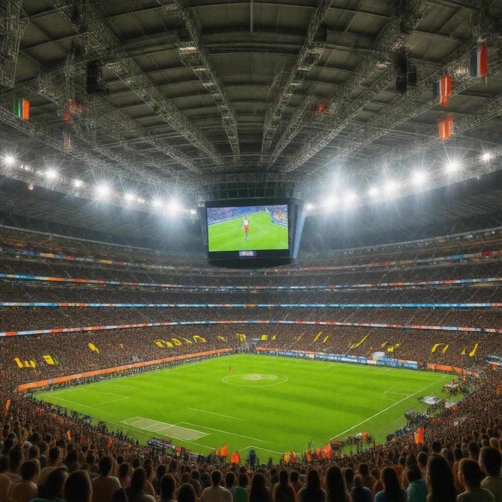 AI-created image of 2010 FIFA World Cup