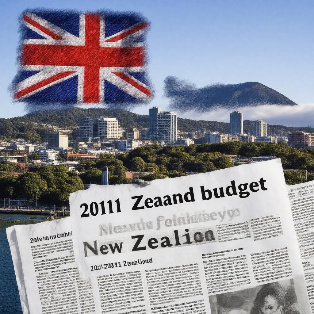 Click to view larger image AI-created image of 2011 New Zealand budget