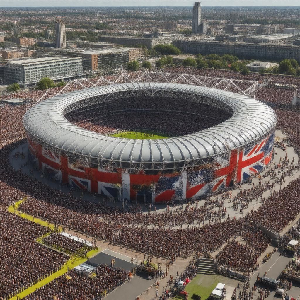 AI-created image of 2012 London Olympics