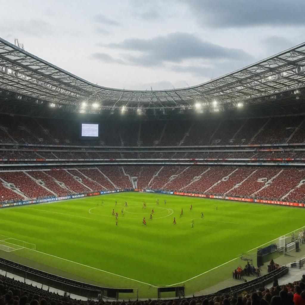 AI-created image of 2012 Olympic football