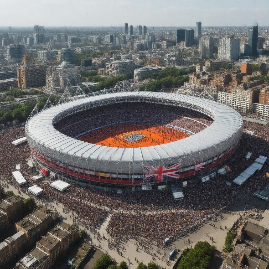 AI-created image of 2012 Summer Olympics