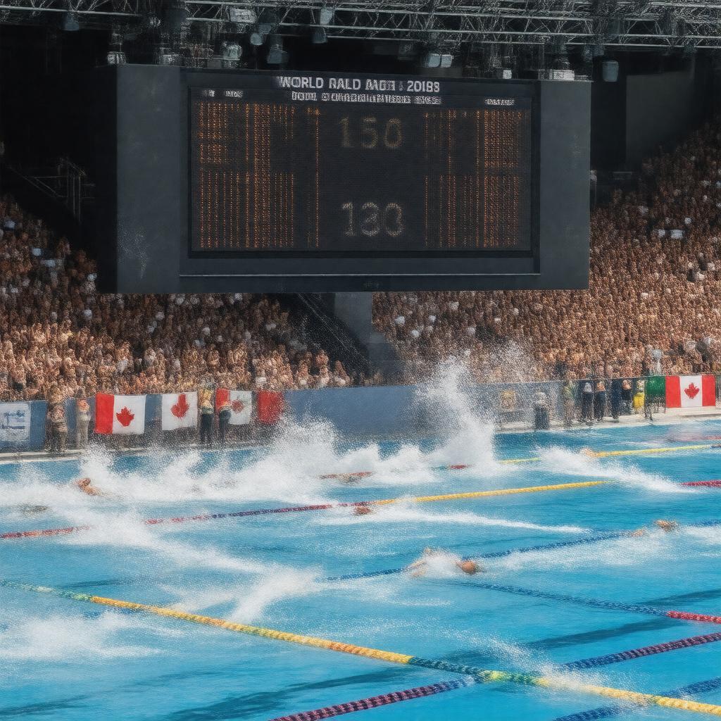 Click to view larger image AI-created image of 2013 Barcelona 1500m freestyle